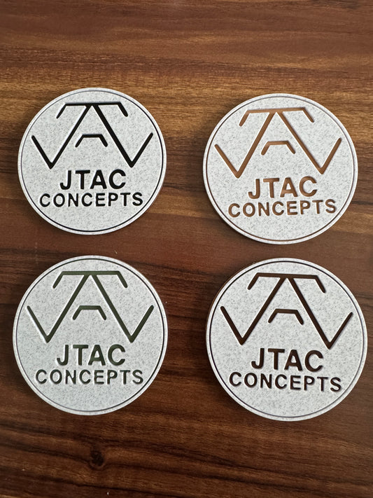 JTAC Concepts Coasters – 4-Pack
